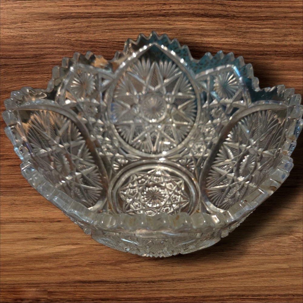 Vintage EAPG Cambridge Glass Co. Bowl‎ 9-5/8 Pattern #2351 Excellent Condition